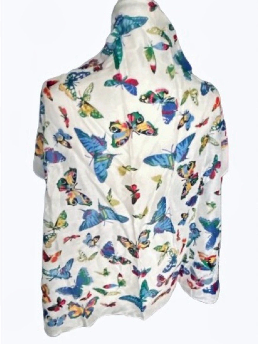 100% Cotton CLUB 7 ECHO Butterfly Multicolor Butterflies Boho Bugs Insects Wrap